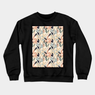 Organic Vintage Colorful Floral Pattern - 09 Crewneck Sweatshirt